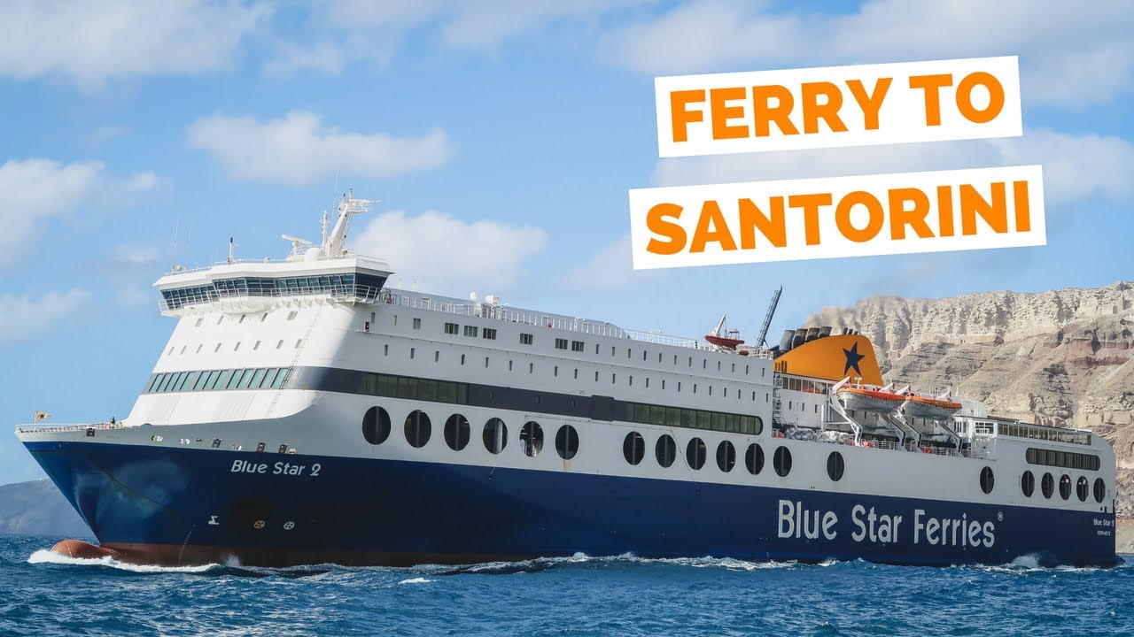 Ferry to Santorini.